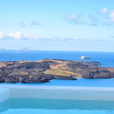 Karpimo Scenery - Caldera Sunset View - Private Hot Tub - * Firostefani