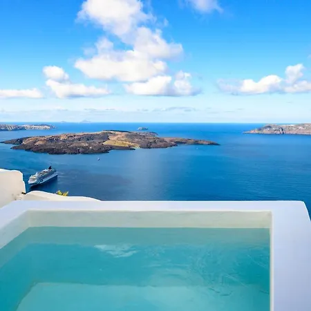 Villa Karpimo Scenery - Caldera Sunset View - Private Hot Tub - *