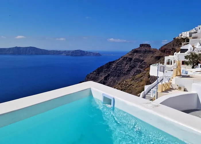 Karpimo Scenery - Caldera Sunset View - Private Hot Tub - Фиростефани