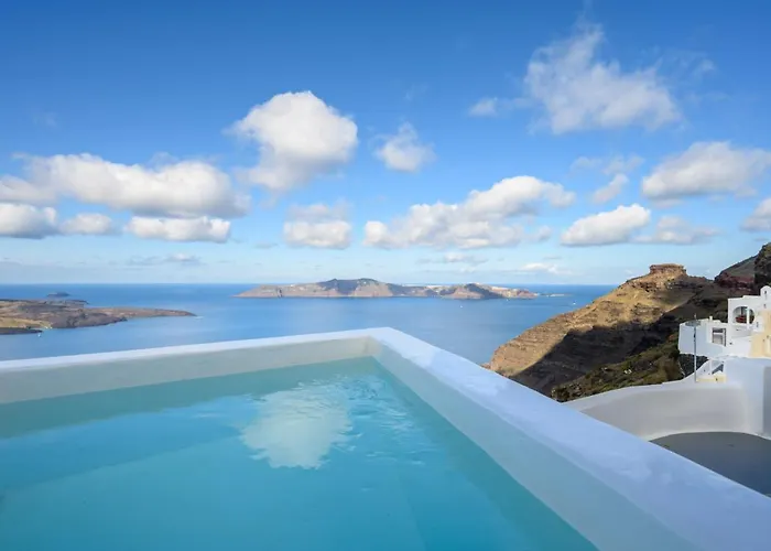 Вилла Karpimo Scenery - Caldera Sunset View - Private Hot Tub - Фиростефани