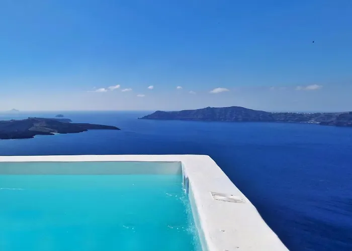 Karpimo Scenery - Caldera Sunset View - Private Hot Tub - * Firostefani