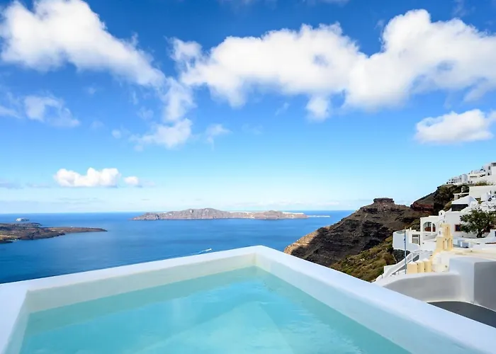 Karpimo Scenery - Caldera Sunset View - Private Hot Tub - Villa
